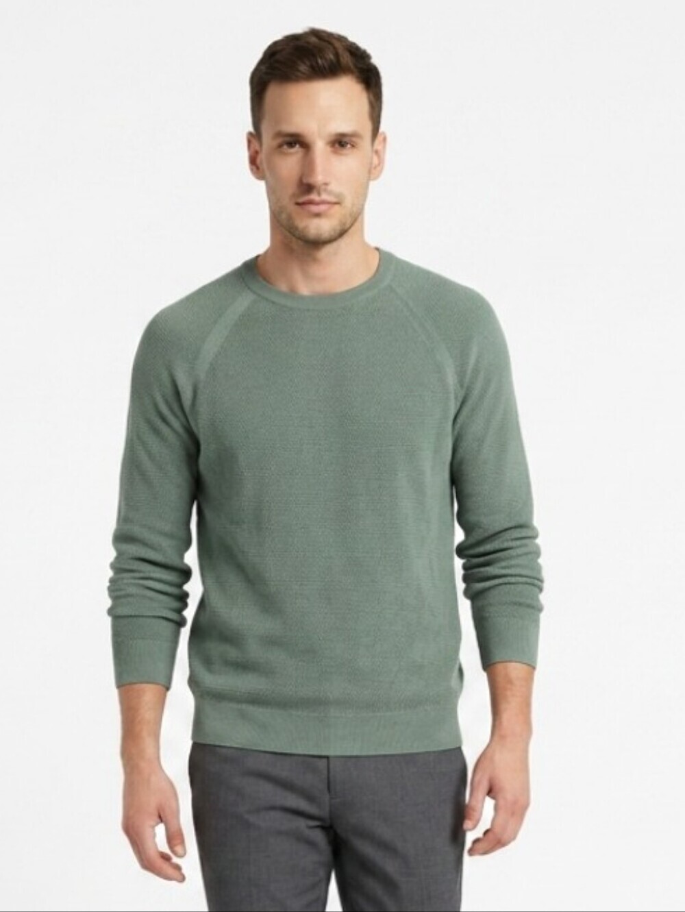 J. Crew Men’s Crewneck Sweater in Dusty Sage Green Size Large Plus Other Colors
